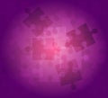 Abstract background puzzle pattern violet color